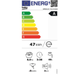Beko WMO 822 A - Waschmaschine (8KG, 1400 u/min, EEK: A) – Bild 4