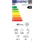 Beko BM 3 WFU 3841 X (8KG, 1400 u/min, EEK: A) – Bild 3