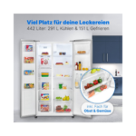 Bomann SBS 7344 Inox - Side by Side Kühlschrank – Bild 3