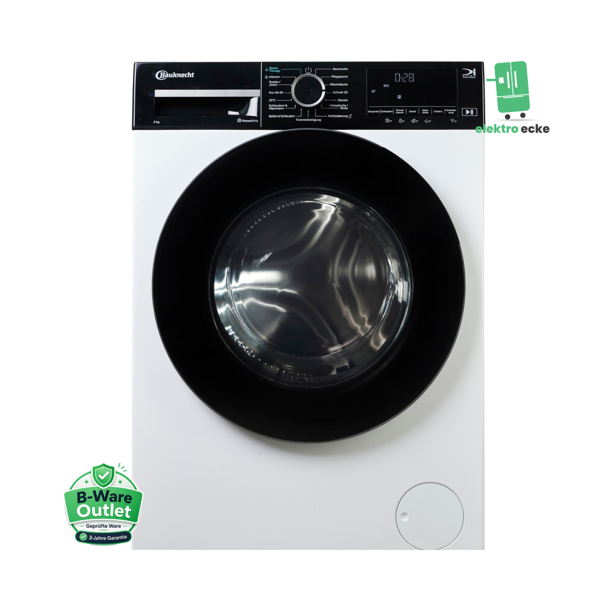 1 #62 Bauknecht B WM Smart Eco 8A - Waschmaschine 8KG – Bild 1