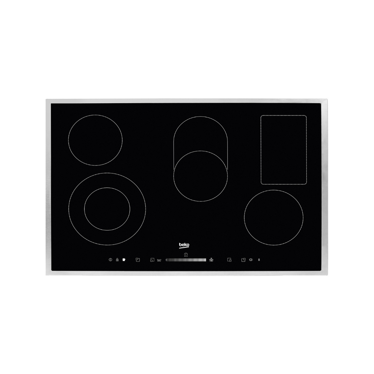 1 Beko HIC 85502 TX - Glaskeramikkochfeld 80 cm – Bild 1